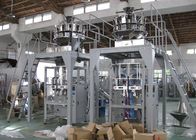 Potato Chips Multihead Weigher Packing Machine 80 - 200MM Bag Width