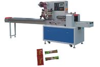 Automatic Back Sealing Flow Plillow Food Packing Machine With PLC Touch Screen Operation