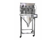 4 Heads Linear Scale Multi Head Pouch Packing Machine For Sugar , Pet Food , Beans