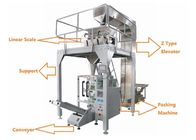 Automatic Roasted Salted Peanut Packing Machine With 4 Heands Weigher