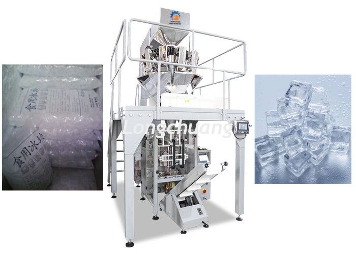 2.5KG / 5KG Ice Cube Automated Packing Machine 304 Stainless Steel Material
