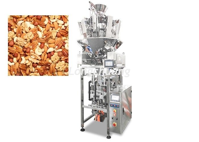 Automatic Stand Up Multihead Weigher Packing Machine For Nut / Apple Ring
