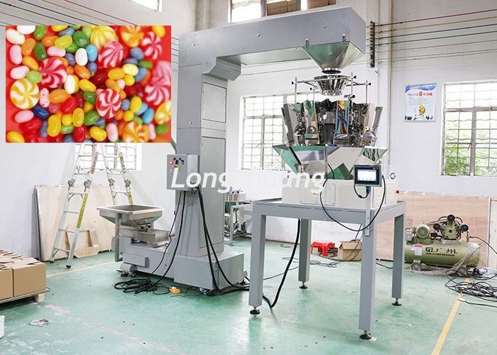 Vertical Automated Packing Machine For Candy / Crisps 220V Input Voltage