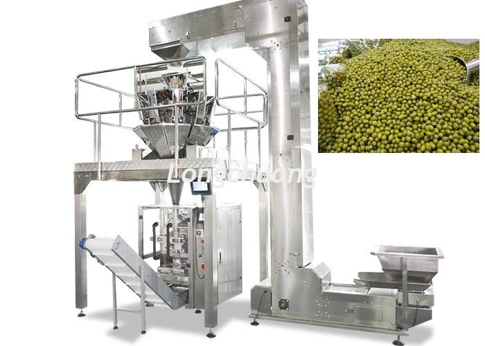 Stainless Steel Granule Packing Machine With Multi Head Weigher CE Certification