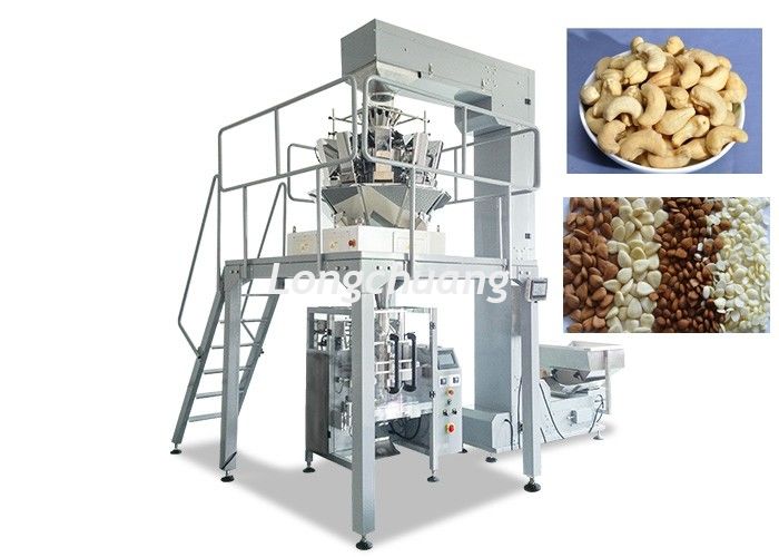 Plastic / Aluminium Snack Packaging Machine , VFFS Packing Machine For
