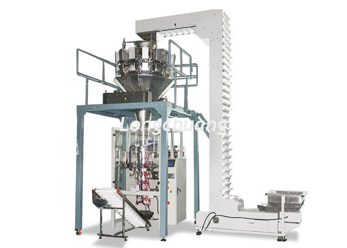 Pneumatic Automatic Vertical Packing Machine , Sugar Packing Machine With Scale