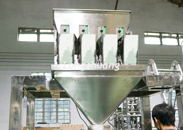 SS Material Packing Machine Accessories Multiheads Weigher 4 Heads