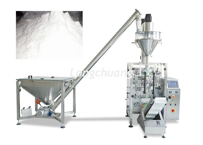 Small Vertical Packing Machine With Auger Filler For Soap Powder / Wheat Flour