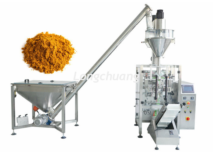 Stainless Steel Full Automatic 2.5KG 5KG Flour Packaging Machine With Auger Filler
