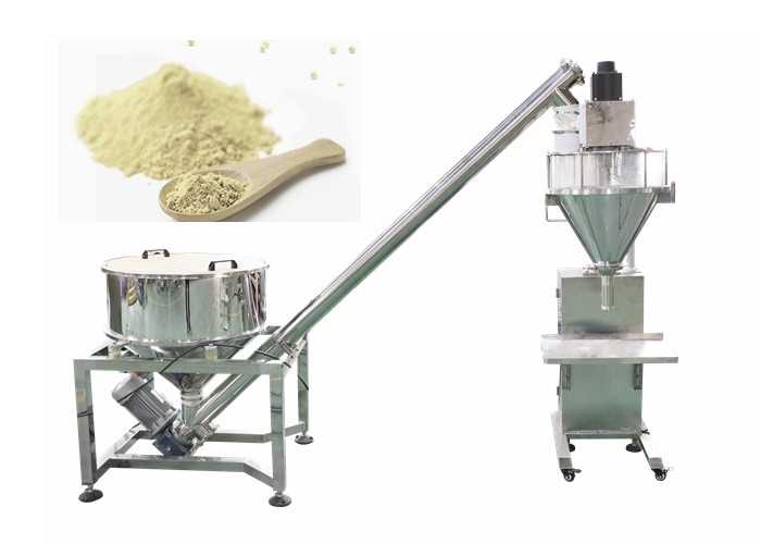 Semi Automatic Flour Packaging Machine , Detergent Powder / Soy Milk Powder Packing Machine