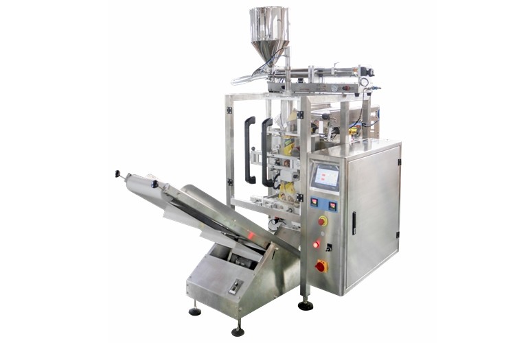 Stainless Steel Automated Packing Machine , 250ML 1500ML Plastic Bag