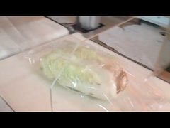 Factory price servo motors vegetables packaging machine  , potato pillow bagging packaging machine