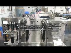 Two-stage liquid fruit juice, slurry, honey, soy sauce pre-made bag/small bag packaging machine