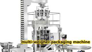 Pet Food Packaging Machine VFFS Multihead Weigher