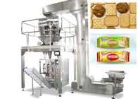 Vertical Food Packing Machine For Biscuit / Chips Full Automatic Control