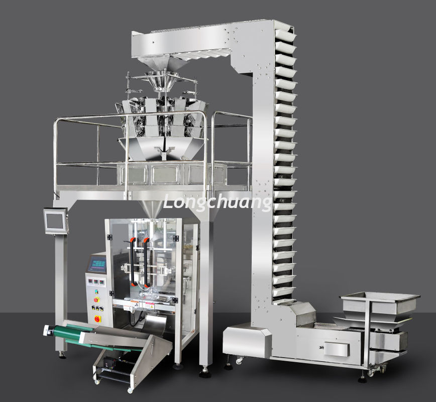 50g-1000g Pets Foods Weighing And Packaging Machine 10 head multihead ...