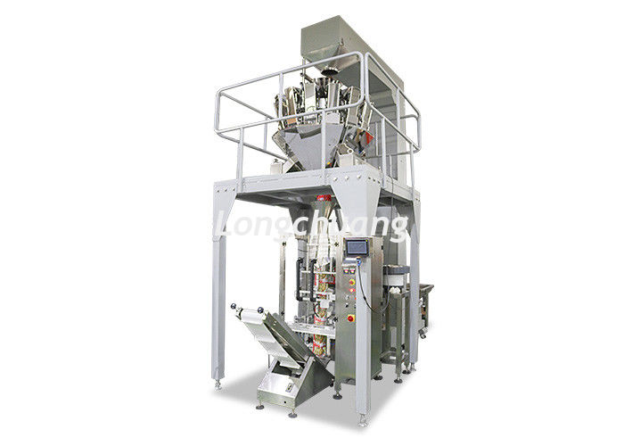 Automatic Multihead Weigher Packing Machine , Biscuit / Candy Packaging Machine