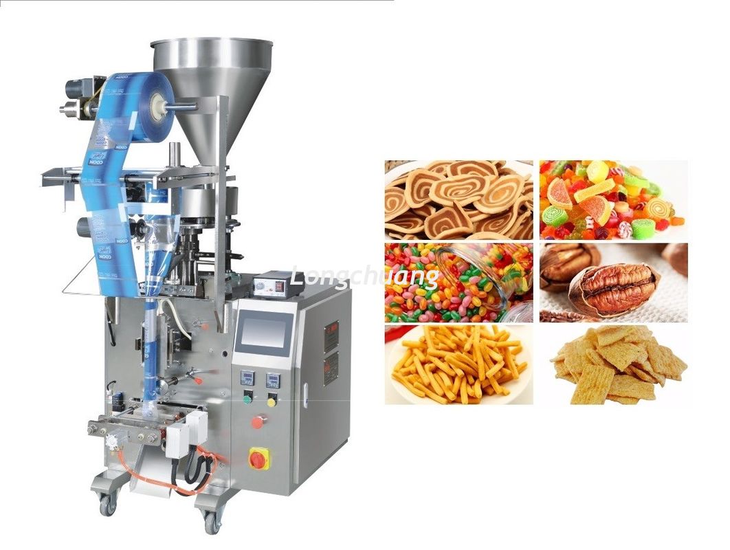 PLC Operated Sachet Packaging Equipment For Granule Pneumatic Driven Type