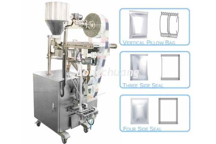 3 Or 4 Side Seal Bag Sachet Packing Machine Made Of Stainless Steel 2.2 Kw