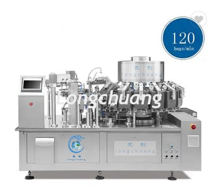 Zipper Stand Up Pouch Doypack Packing Machine 250g Coffee Powder Automatic Packaging Machine